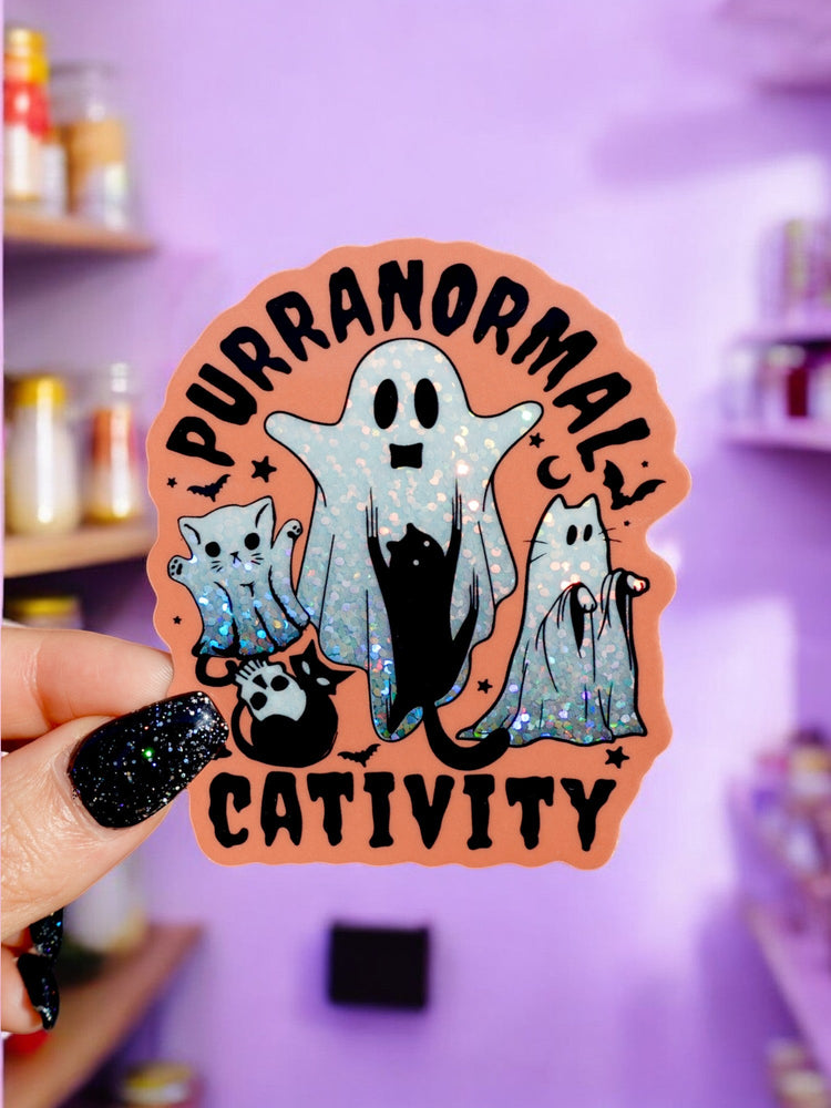 Purranormal Cativity Halloween Sticker (Online Order Only)