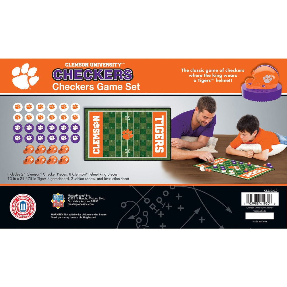 Clemson Tigers Checkers Board Game (ONLINE ORDER ONLY)