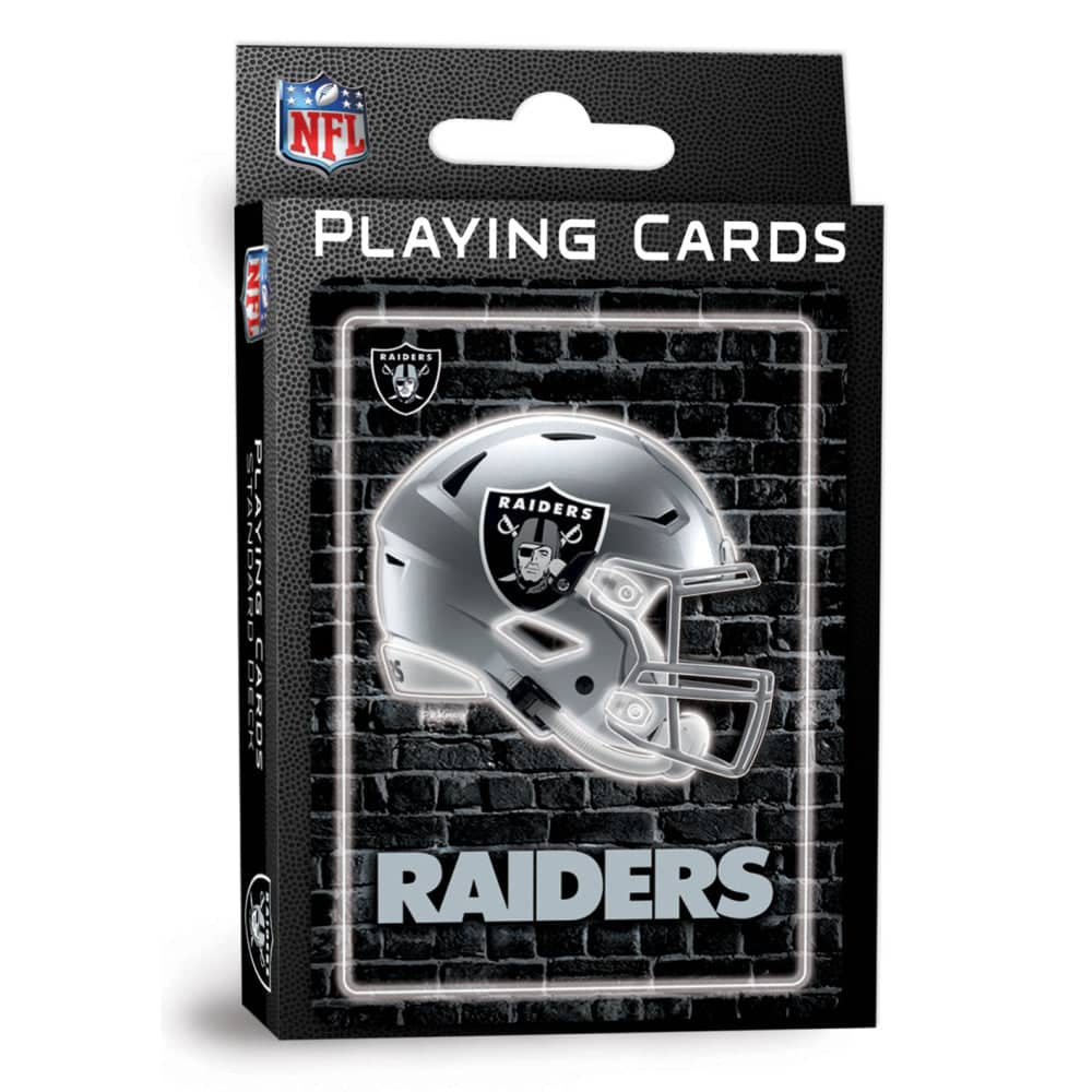 Las Vegas Raiders Neon-Styled Playing Cards - 54 Card Deck (ONLINE ORDER ONLY)