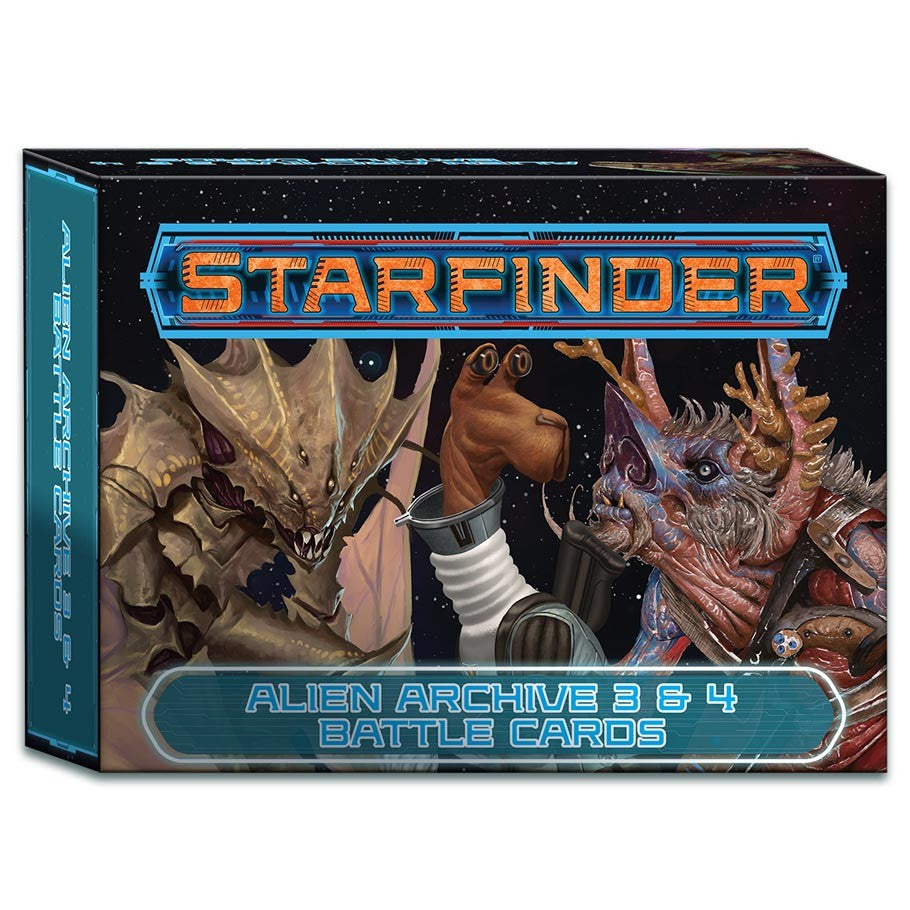 Starfinder: Alien Archive 3 & 4 Battle Cards (ONLINE ORDER ONLY)