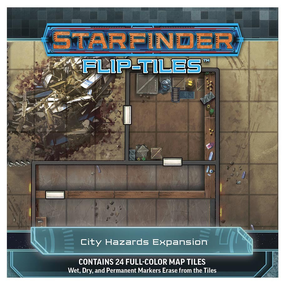 Starfinder: Flip-Tiles - City Hazards Expansion (ONLINE ORDER ONLY)