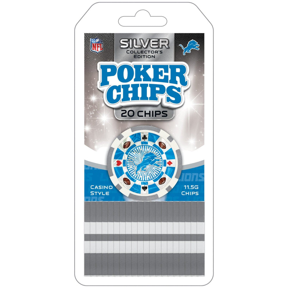 Detroit Lions 20 Piece Poker Chips (ONLINE ORDER ONLY)