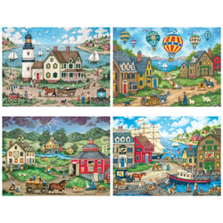 Hometown Gallery - 500 Piece Jigsaw Puzzles 4 Pack (ONLINE ORDER ONLY)