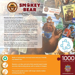 Smokey Bear Posters 1000 Piece Jigsaw Puzzle (ONLINE ORDER ONLY)