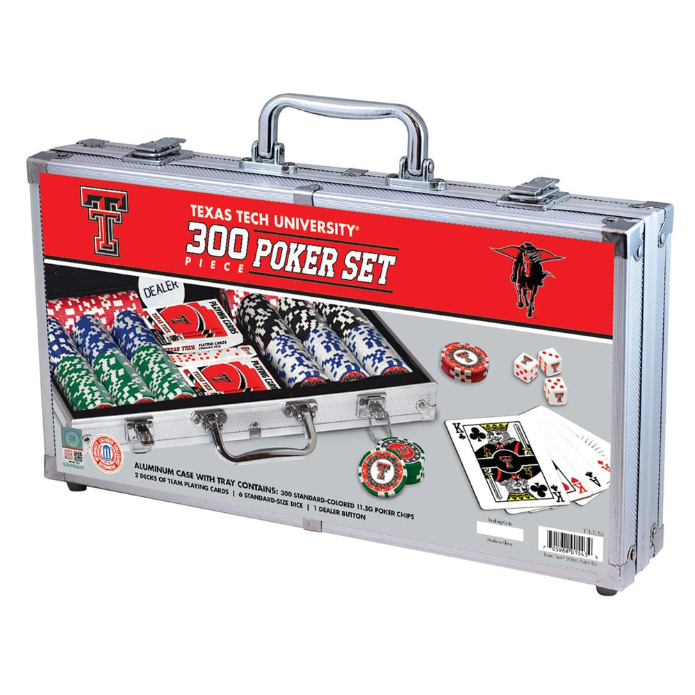 Texas Tech Red Raiders 300 Piece Poker Set (ONLINE ORDER ONLY)