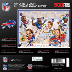 Buffalo Bills - All Time Greats 500 Piece Jigsaw Puzzle (ONLINE ORDER ONLY)