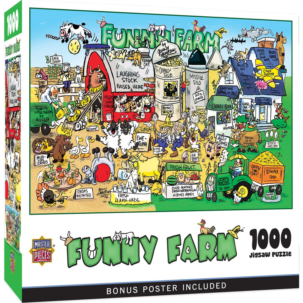 Funny Farm 1000 Piece Jigsaw Puzzle (ONLINE ORDER ONLY)