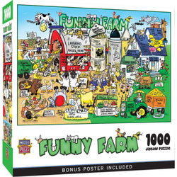 Funny Farm 1000 Piece Jigsaw Puzzle (ONLINE ORDER ONLY)