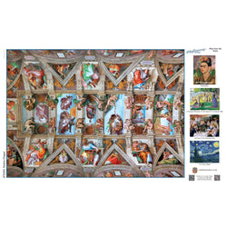 MasterPieces of Art - The Sistine Chapel Ceiling 1000 Piece Jigsaw Puzzle