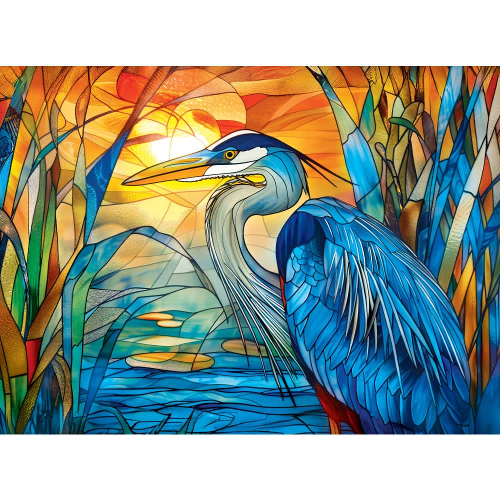 Stained Glass - 500 Piece Jigsaw Puzzles 4-Pack