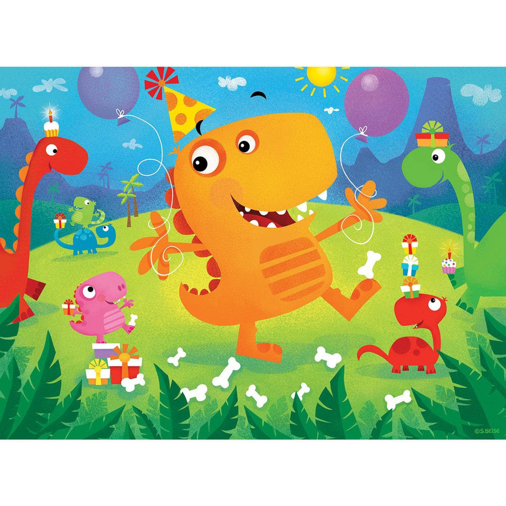 Lil Puzzler - Dino Party 24 Piece Jigsaw Puzzle (ONLINE ORDER ONLY)