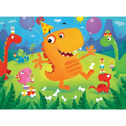 Lil Puzzler - Dino Party 24 Piece Jigsaw Puzzle (ONLINE ORDER ONLY)