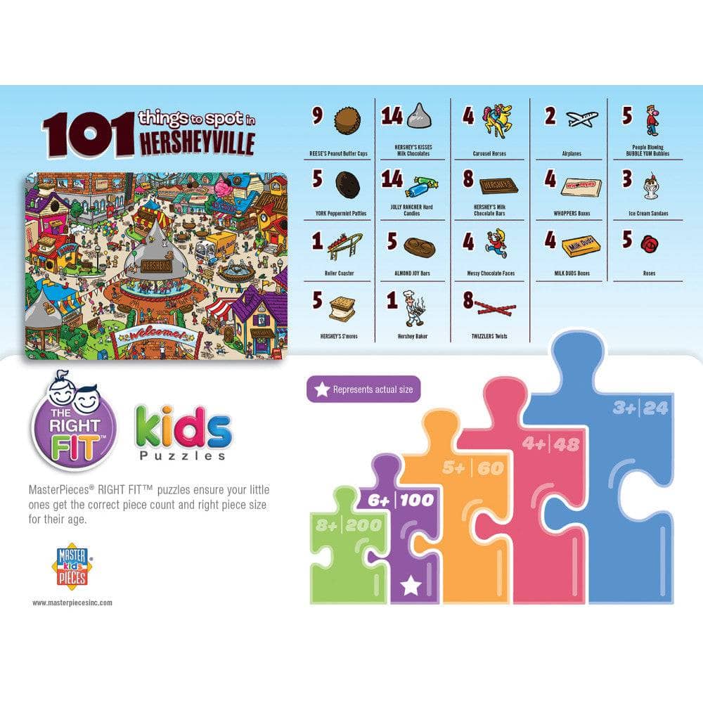 101 Things to Spot in Hersheyville - 101 Piece Jigsaw Puzzle (ONLINE ORDER ONLY)