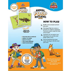 Animal Poop Matching Game (ONLINE ORDER ONLY)