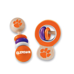 Clemson Tigers - Baby Rattles 2-Pack (ONLINE ORDER ONLY)