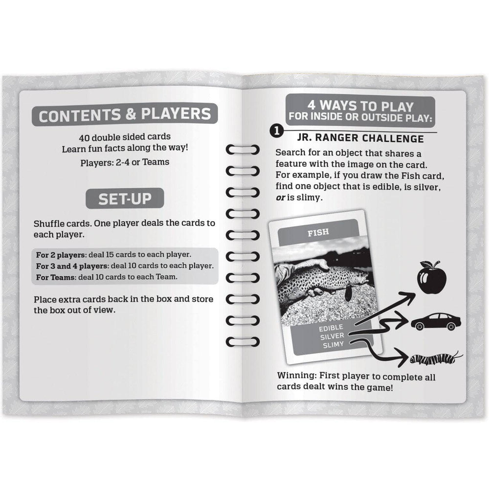 Jr Ranger - Scavenger Hunt Card Game