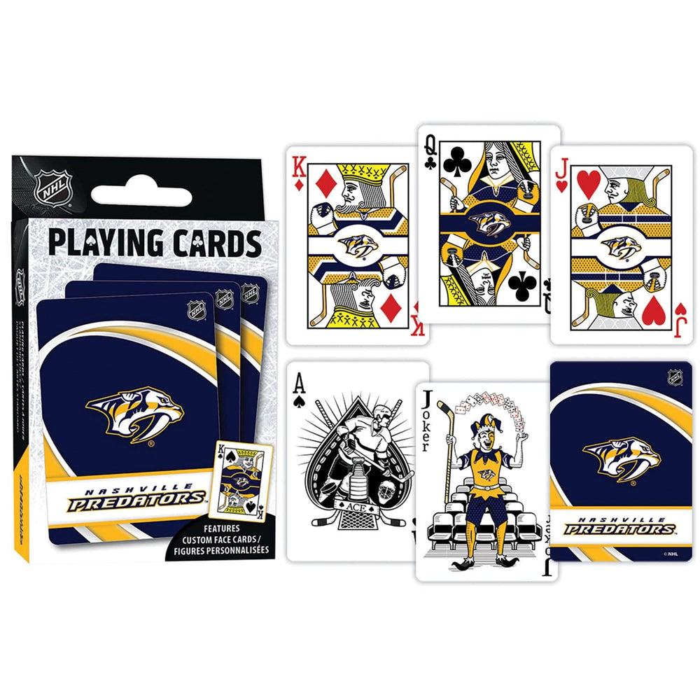 Nashville Predators Playing Cards - 54 Card Deck (ONLINE ORDER ONLY)