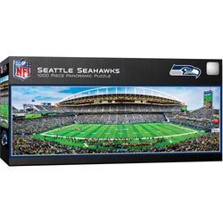 Seattle Seahawks - 1000 Piece Panoramic Jigsaw Puzzle - Center View (ONLINE ORDER ONLY)