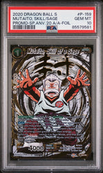 2020 DRAGON BALL SUPER MUTAITO, SKILL/SAGE #P-159 - PSA 10 (Online Order Only)
