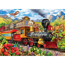 Railways - Frontier Rails 1000 Piece Jigsaw Puzzle (ONLINE ORDER ONLY)