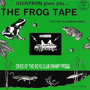 Quintron - The Frog Tape [CD] (ONLINE ORDER ONLY)