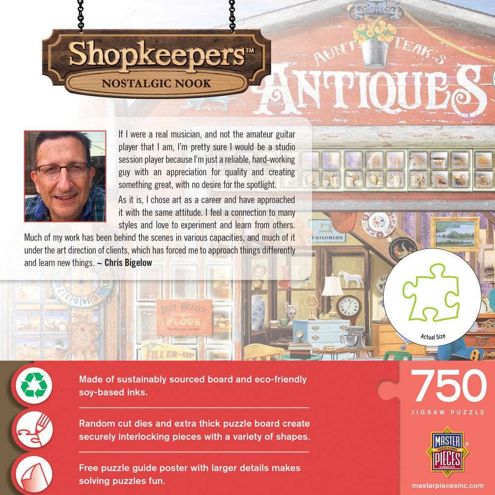 Shopkeepers - Nostalgic Nook 750 Piece Jigsaw Puzzle (ONLINE ORDER ONLY)