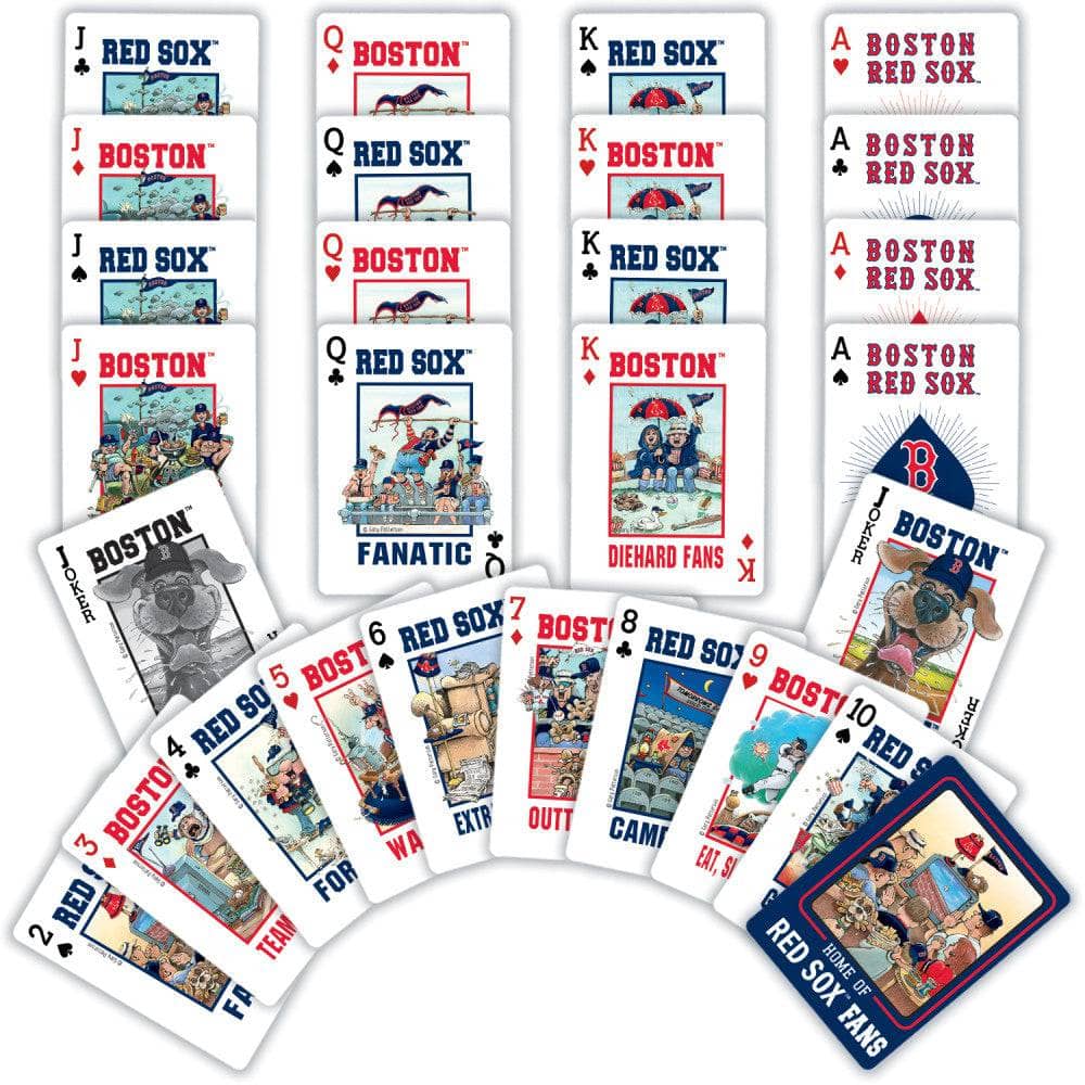 Boston Red Sox Fan Deck Playing Cards - 54 Card Deck (ONLINE ORDER ONLY)