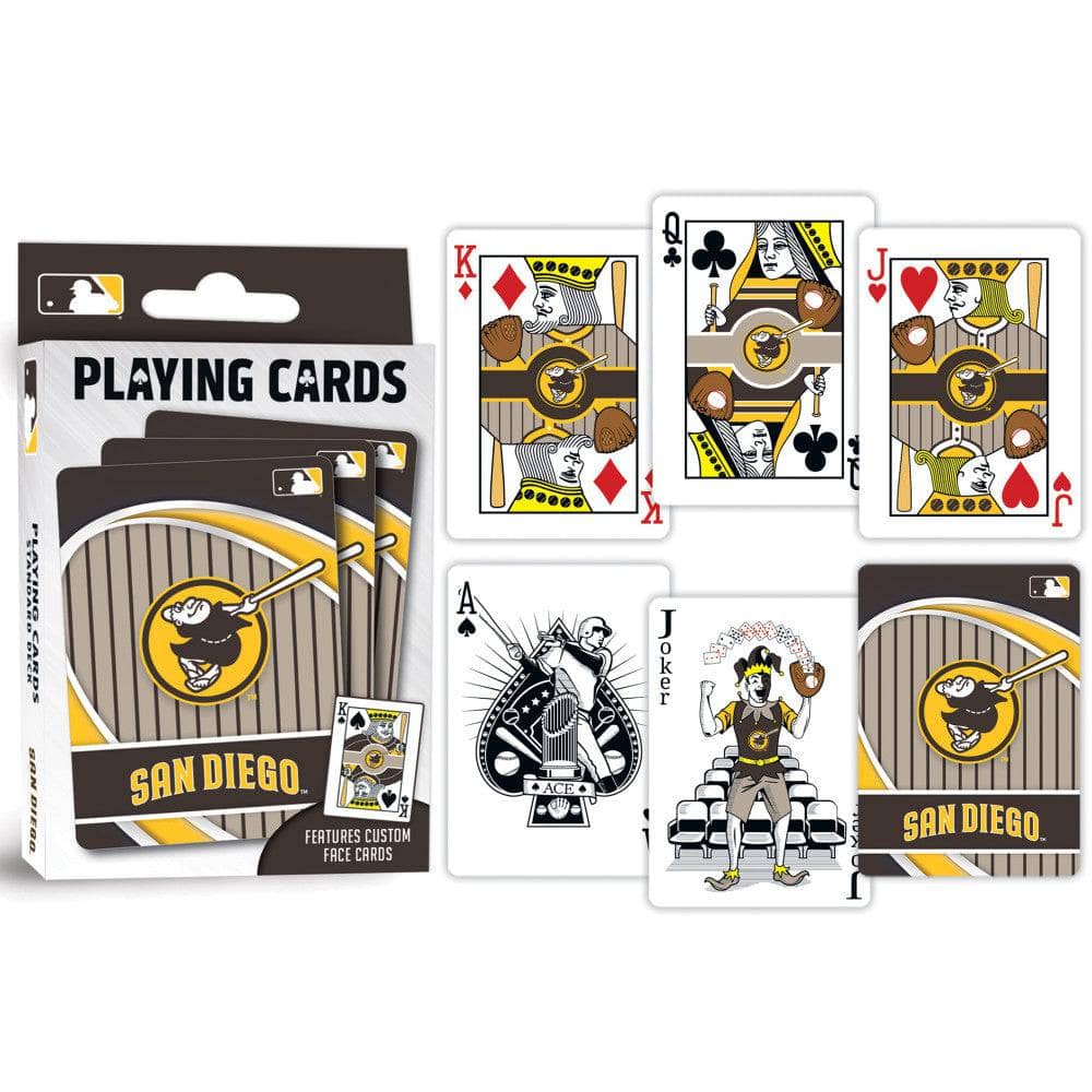 San Diego Padres - Friar Playing Cards - 54 Card Deck (ONLINE ORDER ONLY)