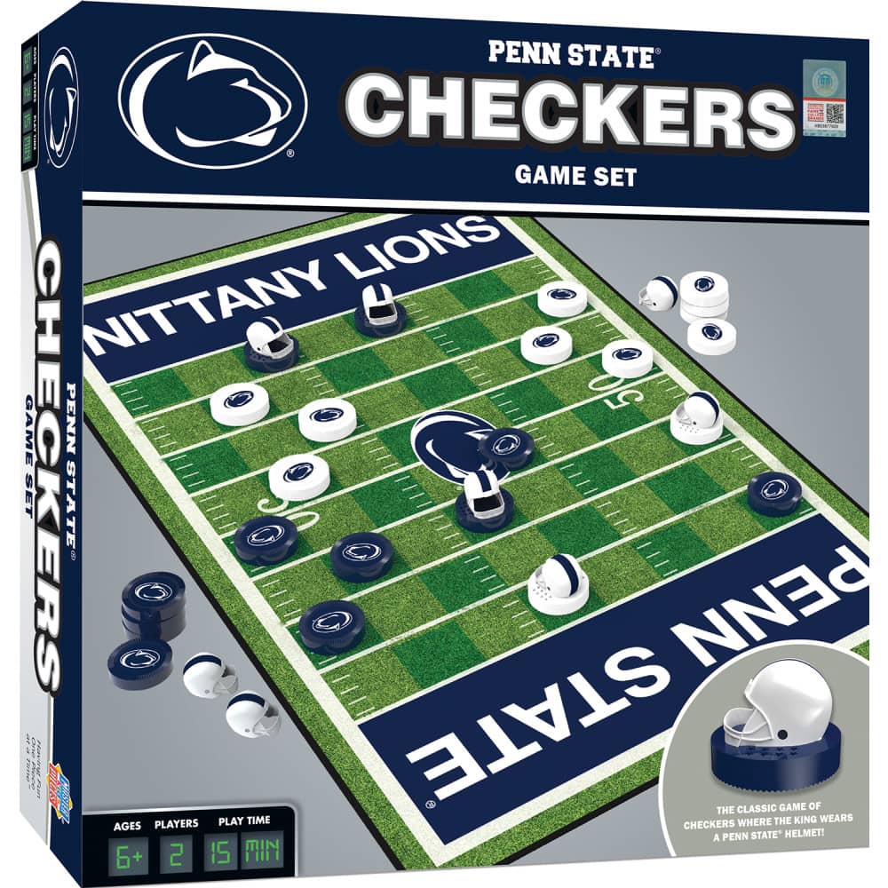 Penn State Nittany Lions Checkers Board Game