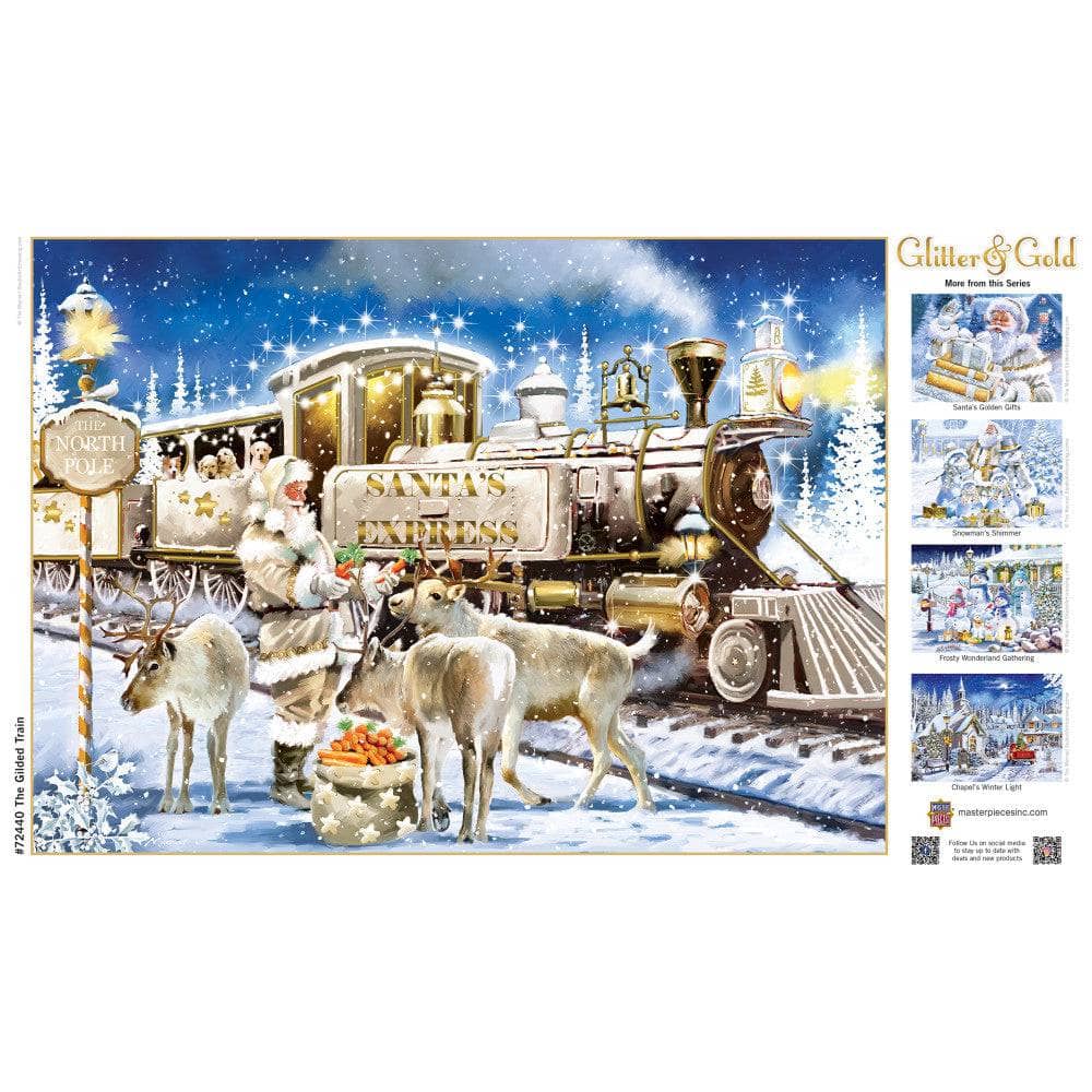 Glitter & Gold - The Gilded Train 1000 Piece Jigsaw Puzzle