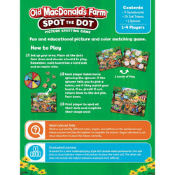 Old MacDonald's Farm Spot the Dot Game (ONLINE ORDER ONLY)