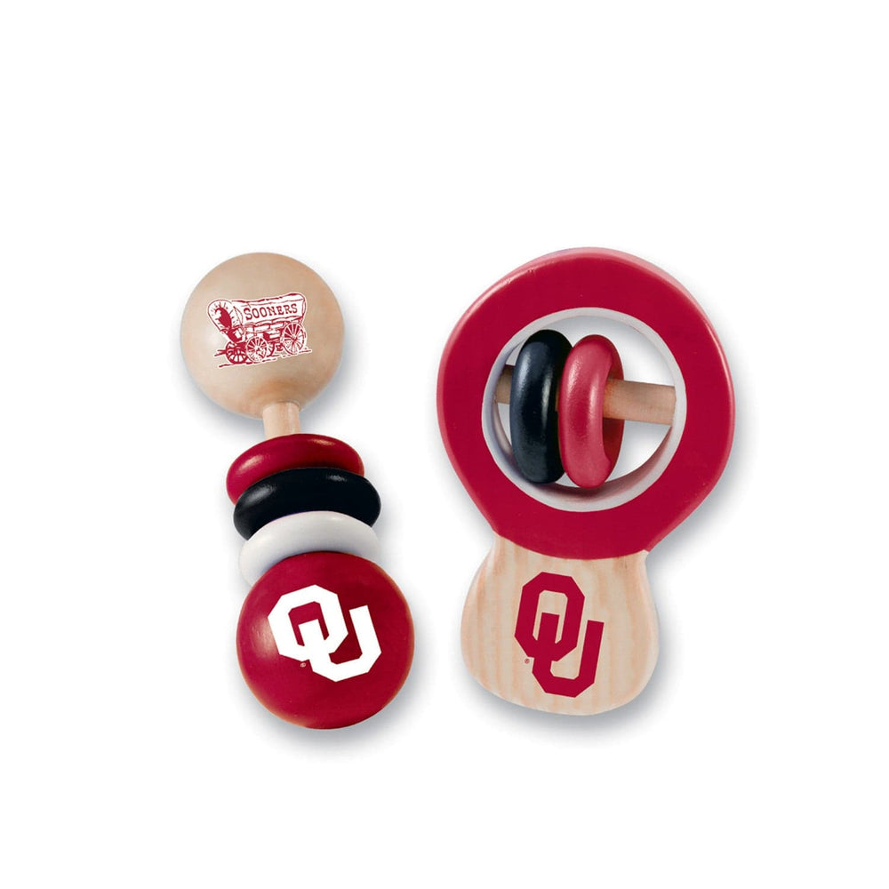 Oklahoma Sooners - Baby Rattles 2-Pack (ONLINE ORDER ONLY)
