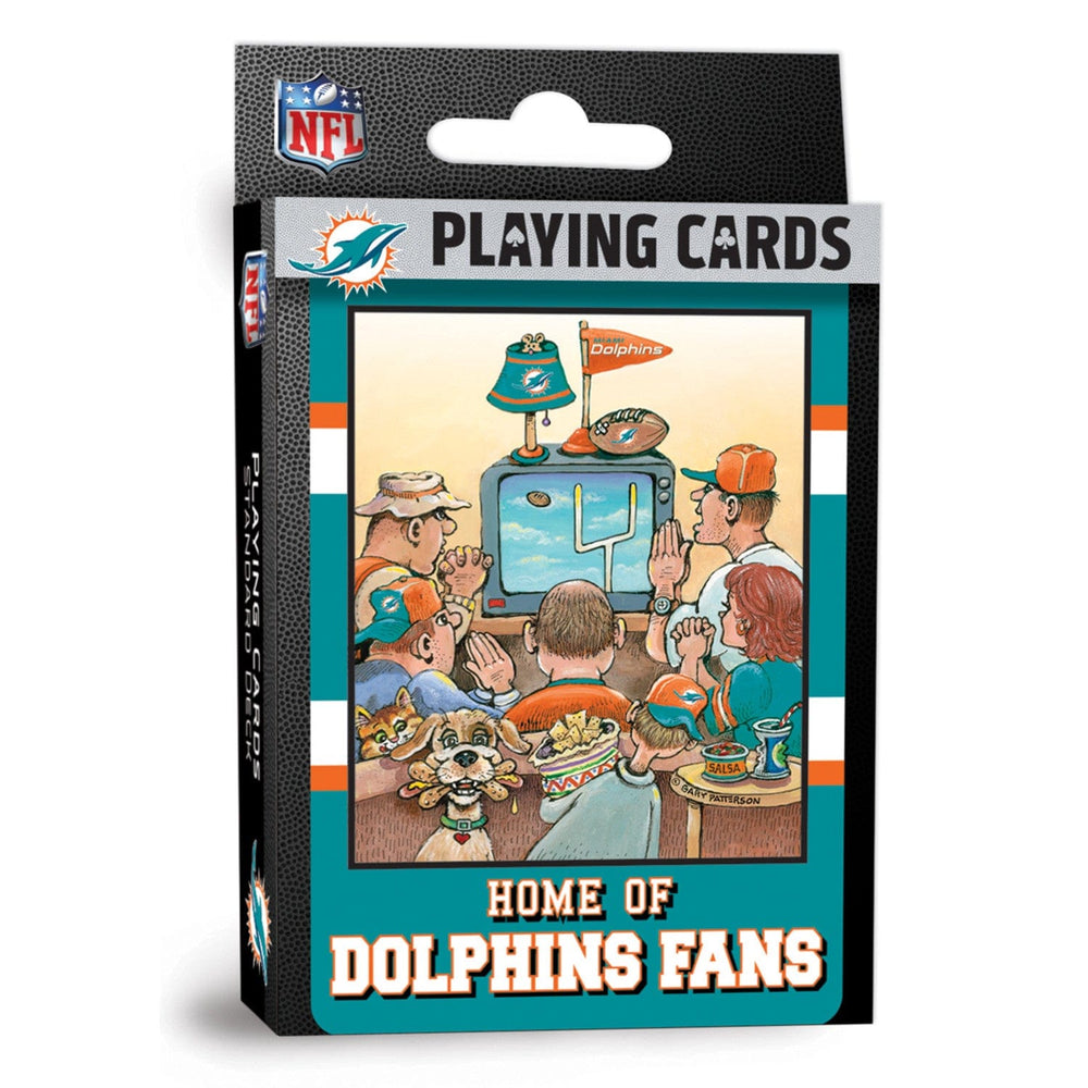 Miami Dolphins Fan Deck Playing Cards - 54 Card Deck (ONLINE ORDER ONLY)
