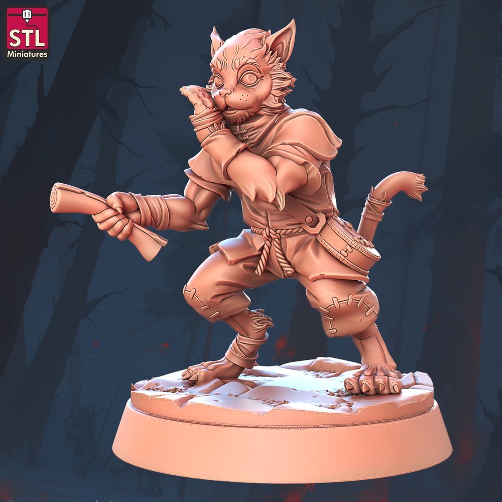 3D Printed STL Miniatures Beggars Guild Set 28 - 32mm War Gaming D&D (Online Only)
