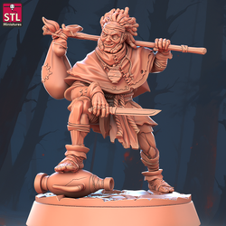 3D Printed STL Miniatures Beggars Guild Set 28 - 32mm War Gaming D&D (Online Only)