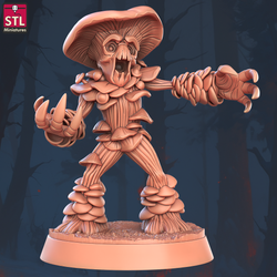 3D Printed STL Miniatures Violent Fungus Set 28 - 32mm War Gaming D&D (Online Only)