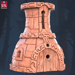 3D Printed STL Miniatures Floating Islands Set 28 - 32mm War Gaming D&D (Online Only)