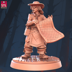3D Printed STL Miniatures Saddlemaker Set 28 - 32mm War Gaming D&D (Online Only)