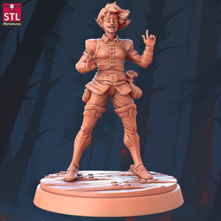 3D Printed STL Miniatures Saddlemaker Set 28 - 32mm War Gaming D&D (Online Only)