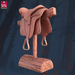 3D Printed STL Miniatures Saddlemaker Set 28 - 32mm War Gaming D&D (Online Only)