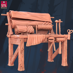 3D Printed STL Miniatures Saddlemaker Set 28 - 32mm War Gaming D&D (Online Only)