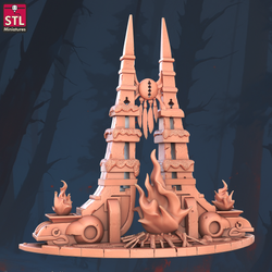 3D Printed STL Miniatures Lizardfolks Set 28 - 32mm War Gaming D&D (Online Only)