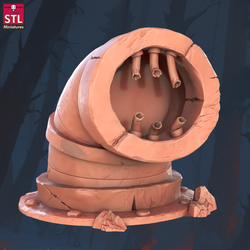 3D Printed STL Miniatures Sewers Workers Set 28 - 32mm War Gaming D&D (Online Only)