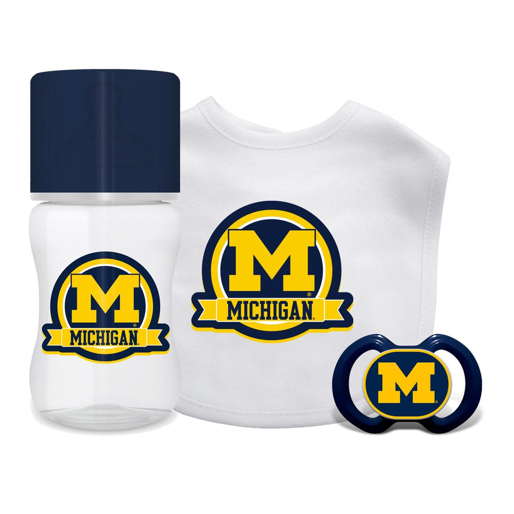 Michigan Wolverines - 3-Piece Baby Gift Set (ONLINE ORDER ONLY)