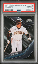 2023 TOPPS CHROME BLACK JUAN SOTO  #64 - PSA 10 (Online Order Only)