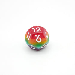 Rainbow Redux - 7 Piece DnD Dice Set | Acrylic RPG Gaming Dice (ONLINE ORDER ONLY)