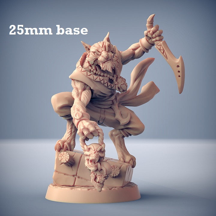 Rakshakin Headhunter: Sculpt A (Male Tabaxi Assassin) (Online Only)