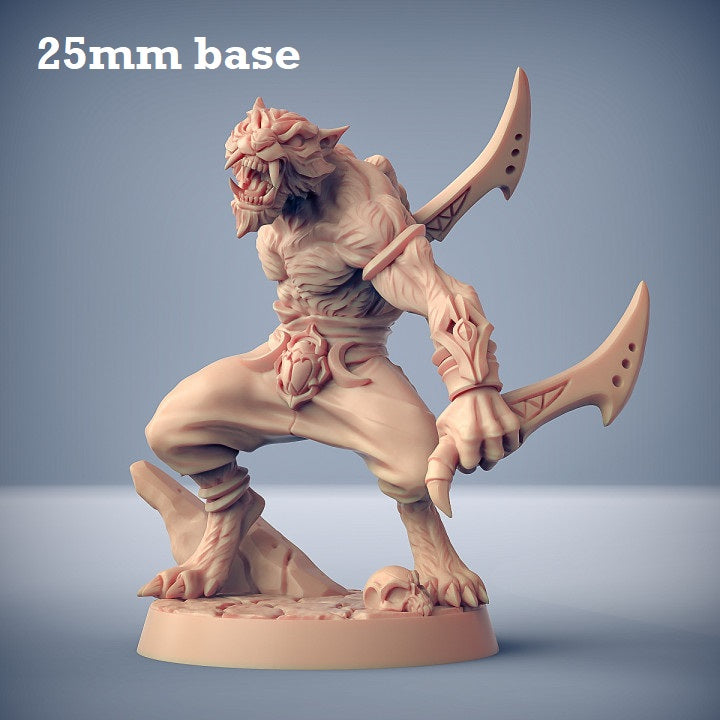 Rakshakin Headhunter: Sculpt B (Male Tabaxi Assassin) (Online Only)