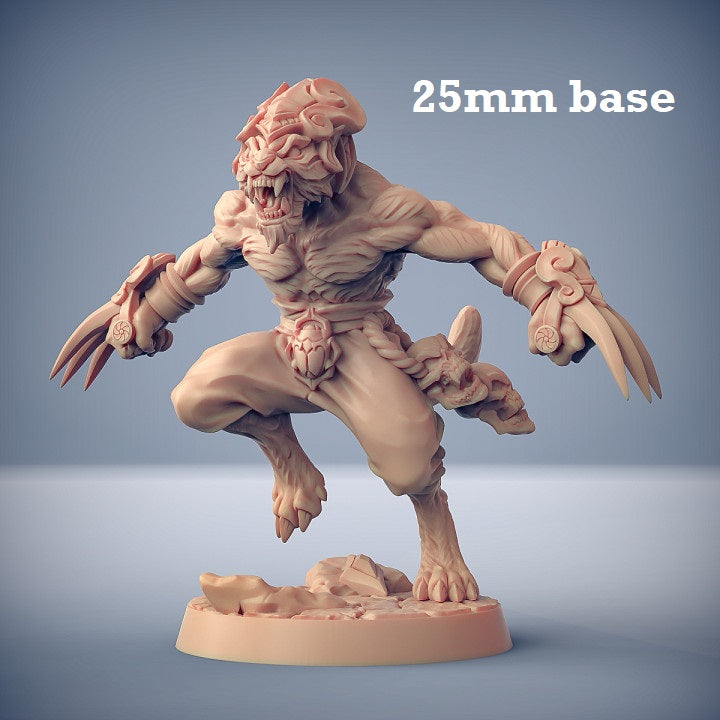 Rakshakin Headhunter: Sculpt C (Male Tabaxi Fighter) (Online Order Only)