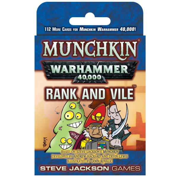 Munchkin Warhammer 40,000 - Rank and Vile (ONLINE ORDER ONLY)